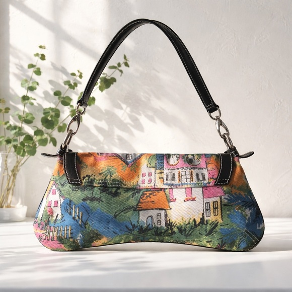 The Sak Multicolor Artistic Shoulder Bag The SAK Pink Label - Picture 2 of 4